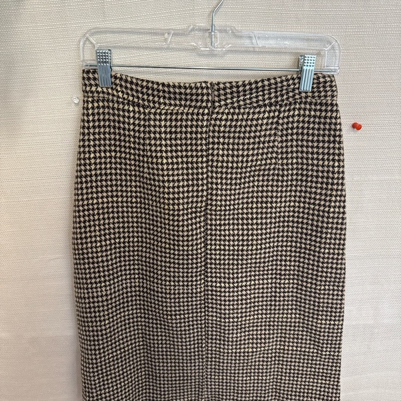 Commense Black and Brown Houndstooth Pencil Skirt - Picture 2 of 2